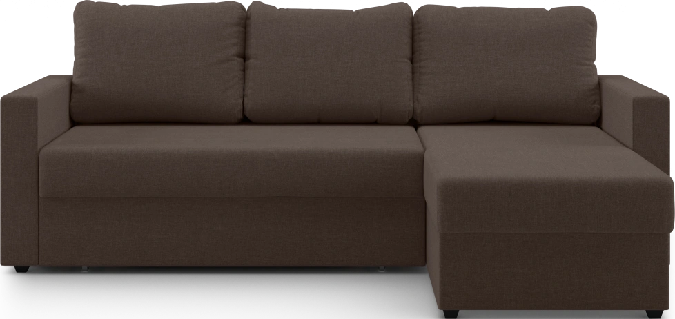 Диван угловой Фишер, модель 113, Savana Chocolate (коричневый)