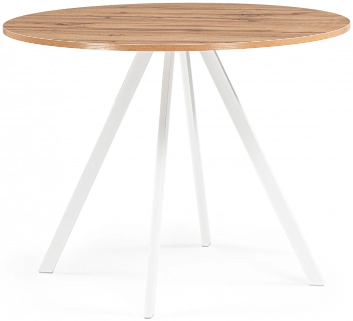 Кухонный стол Баргел, 90x90x75, дуб вотан / белый