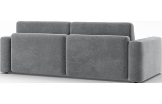 Диван прямой двухместный Дарио, модель 144, OVIS 83 (темно-серый)