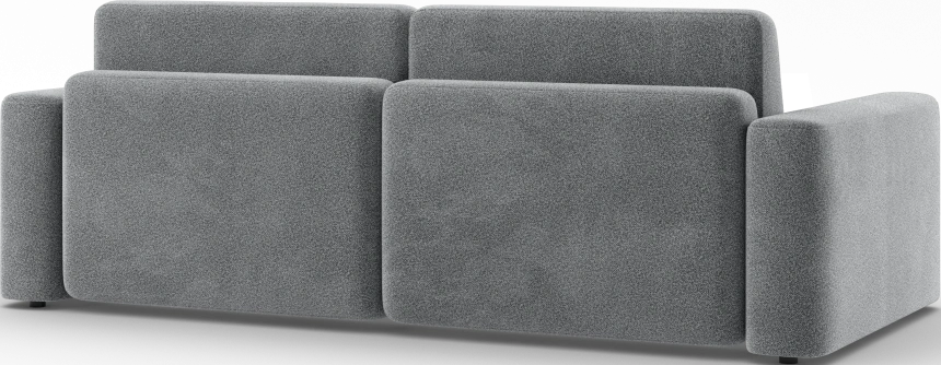 Диван прямой двухместный Дарио, модель 144, OVIS 83 (темно-серый)