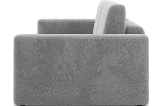 Диван прямой двухместный Дарио, модель 144, OVIS 83 (темно-серый)