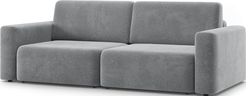 Диван прямой двухместный Дарио, модель 144, OVIS 83 (темно-серый)