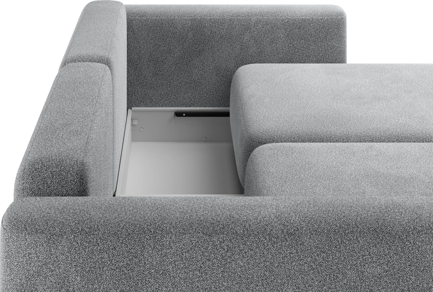 Диван прямой двухместный Дарио, модель 144, OVIS 83 (темно-серый)