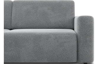 Диван прямой двухместный Дарио, модель 144, OVIS 83 (темно-серый)