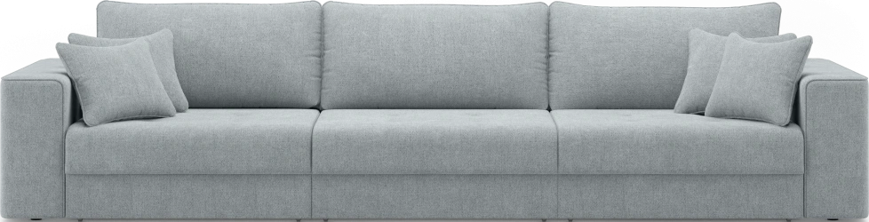 Диван прямой трехместный Конте, модель 036, Danco 995 (серый)