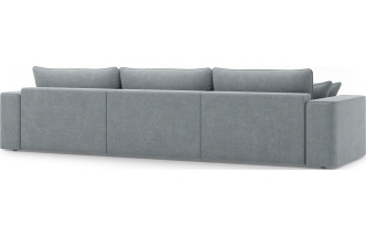 Диван прямой трехместный Конте, модель 036, Danco 995 (серый)