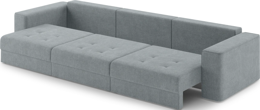 Диван прямой трехместный Конте, модель 036, Danco 995 (серый)