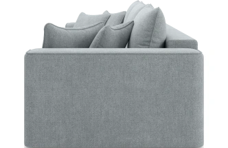 Диван прямой трехместный Конте, модель 036, Danco 995 (серый)