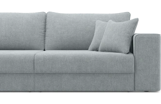 Диван прямой трехместный Конте, модель 036, Danco 995 (серый)