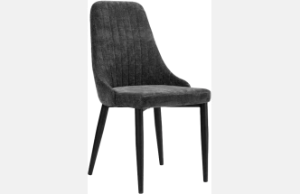 Стул Kora, на металлокаркасе, black / dark gray