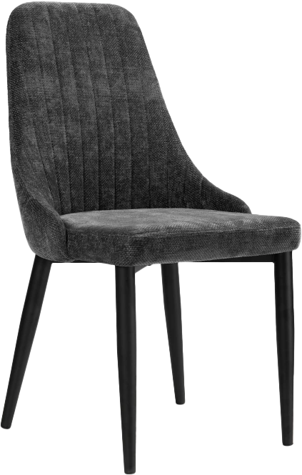 Стул Kora, на металлокаркасе, black / dark gray