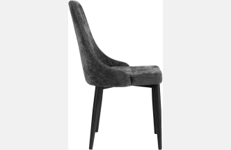 Стул Kora, на металлокаркасе, black / dark gray