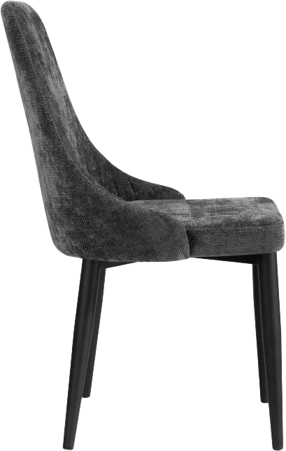 Стул Kora, на металлокаркасе, black / dark gray