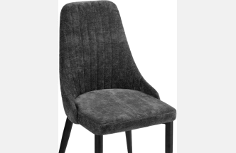 Стул Kora, на металлокаркасе, black / dark gray
