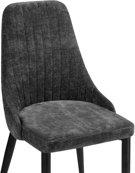 Стул Kora, на металлокаркасе, black / dark gray