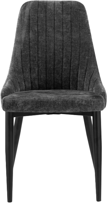 Стул Kora, на металлокаркасе, black / dark gray