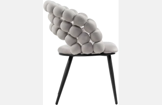 Стул Ball, дизайнерский, gray / black
