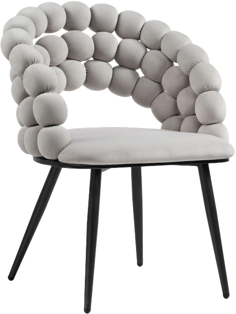 Стул Ball, дизайнерский, gray / black