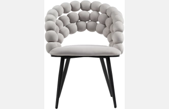 Стул Ball, дизайнерский, gray / black