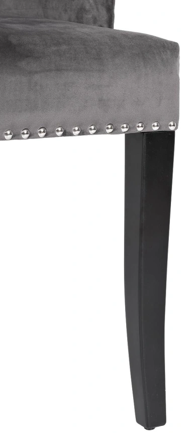 Стул 236, мягкий, велюр, серый Riv96 