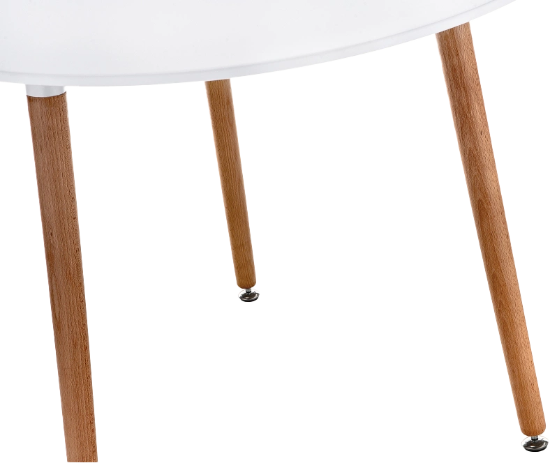 Кухонный стол Lorini, 80x73, МДФ, white, каркас wood