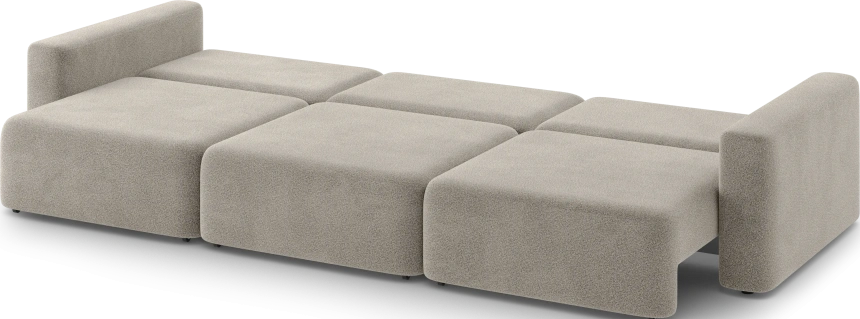 Диван прямой трехместный Дарио, модель 144, OVIS 13 (серый)