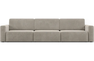 Диван прямой трехместный Дарио, модель 144, OVIS 13 (серый)