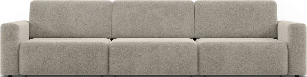 Диван прямой трехместный Дарио, модель 144, OVIS 13 (серый)