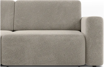 Диван прямой трехместный Дарио, модель 144, OVIS 13 (серый)