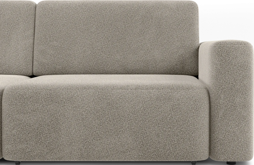 Диван прямой трехместный Дарио, модель 144, OVIS 13 (серый)