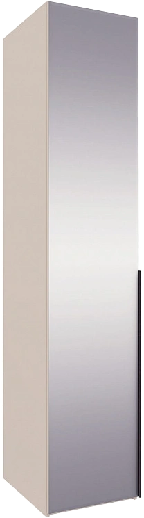 Шкаф одностворчатый Луара 4, распашной с зеркалом, кашемир серый