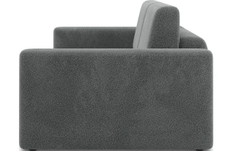 Диван прямой двухместный Дарио, модель 144, OVIS 86 (графитовый)