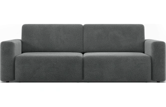Диван прямой двухместный Дарио, модель 144, OVIS 86 (графитовый)