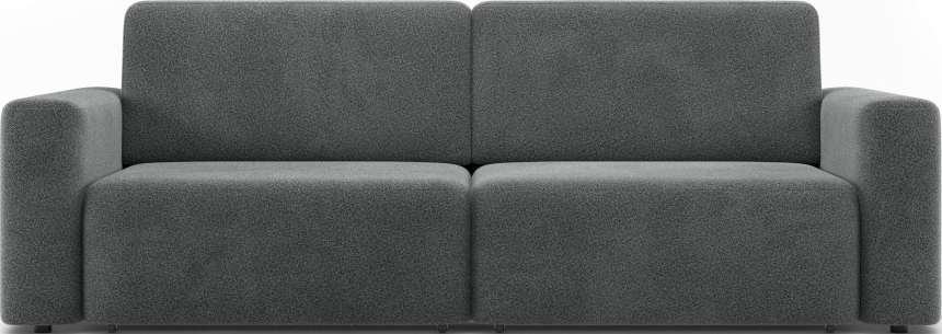 Диван прямой двухместный Дарио, модель 144, OVIS 86 (графитовый)
