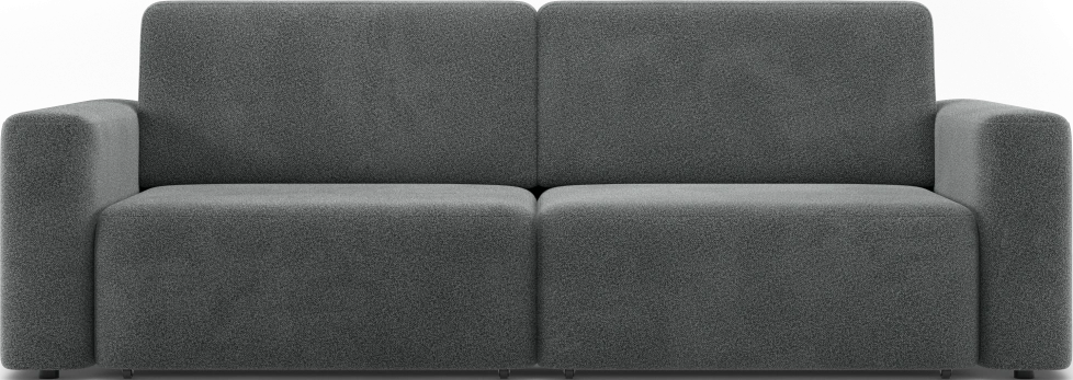 Диван прямой двухместный Дарио, модель 144, OVIS 86 (графитовый)