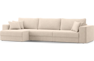 Диван угловой трехместный Конте, модель 036, Danco 130 (бежевый)