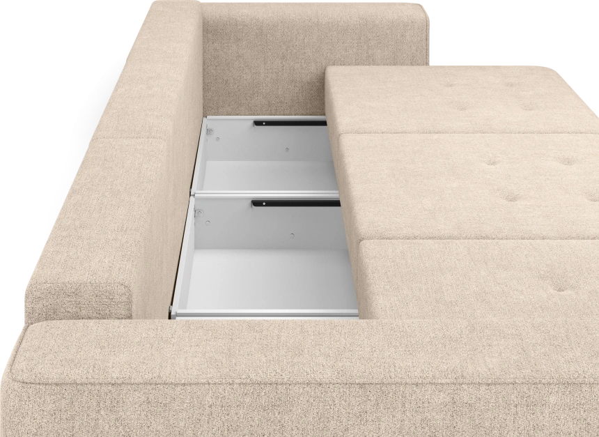 Диван угловой трехместный Конте, модель 036, Danco 130 (бежевый)