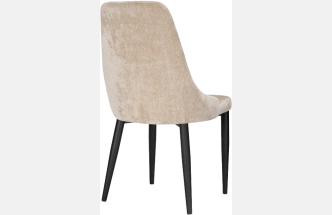 Стул Kora, на металлокаркасе, black / beige