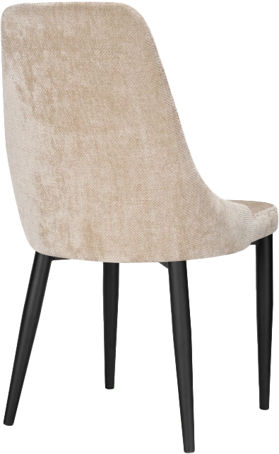 Стул Kora, на металлокаркасе, black / beige