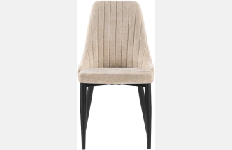 Стул Kora, на металлокаркасе, black / beige