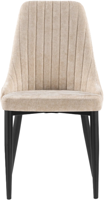 Стул Kora, на металлокаркасе, black / beige
