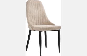Стул Kora, на металлокаркасе, black / beige