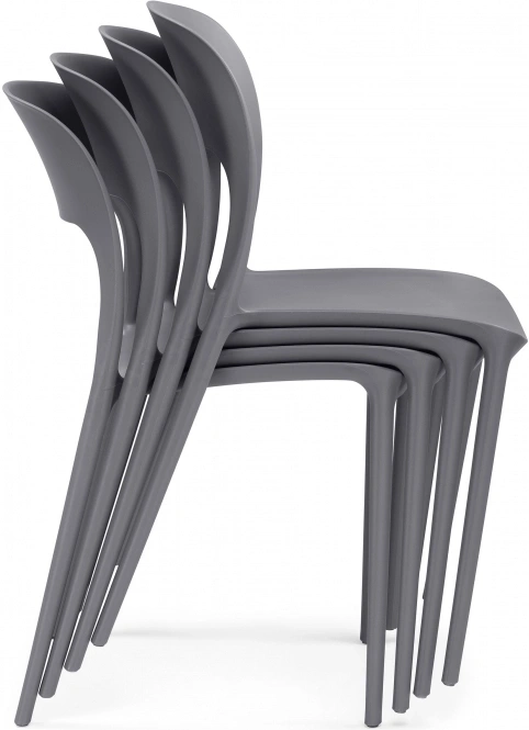 Пластиковый стул Эгри, серый