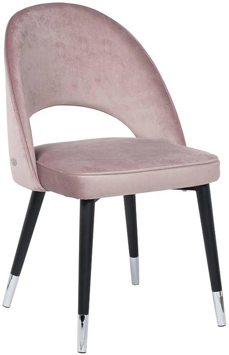 Стул 30C-1228F LPI, мягкий, велюр, пепельно-розовый 