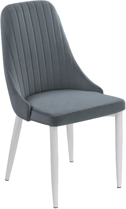 Стул Kora, на металлокаркасе, white / gray