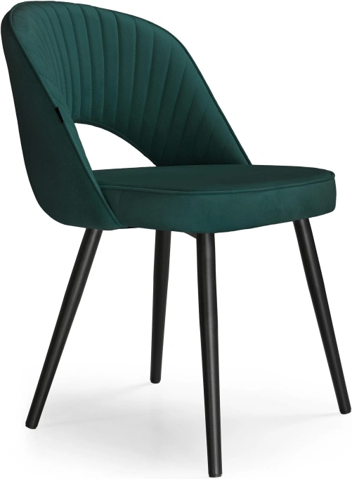 Стул Сандвикен, мягкий, черный / velutto 20