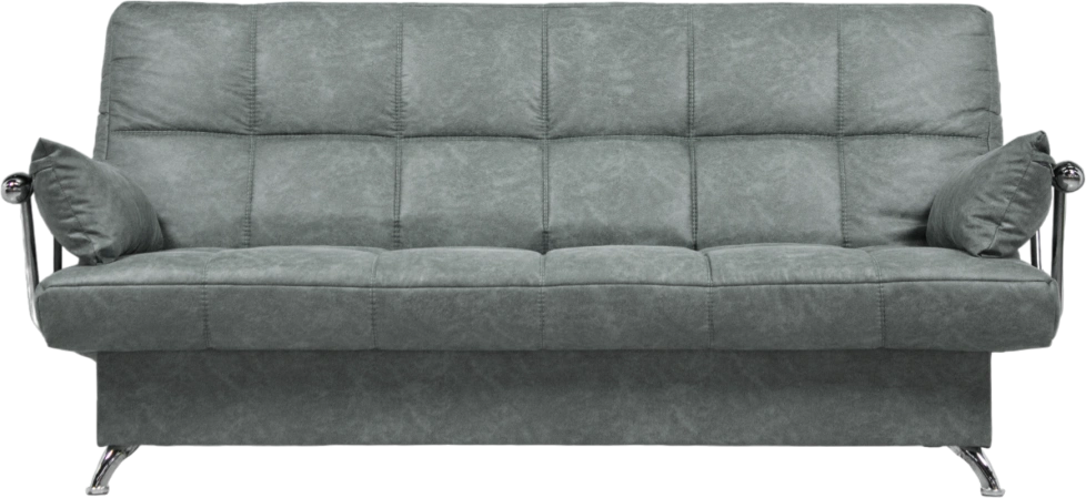 Диван прямой Финка Хром, Плутон 20 (коричнево-сер.)