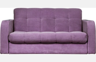 Диван прямой Дублин 140, Sense 03 plum, Венге