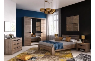 Комод с 3 ящиками Соренто, дуб стирлинг