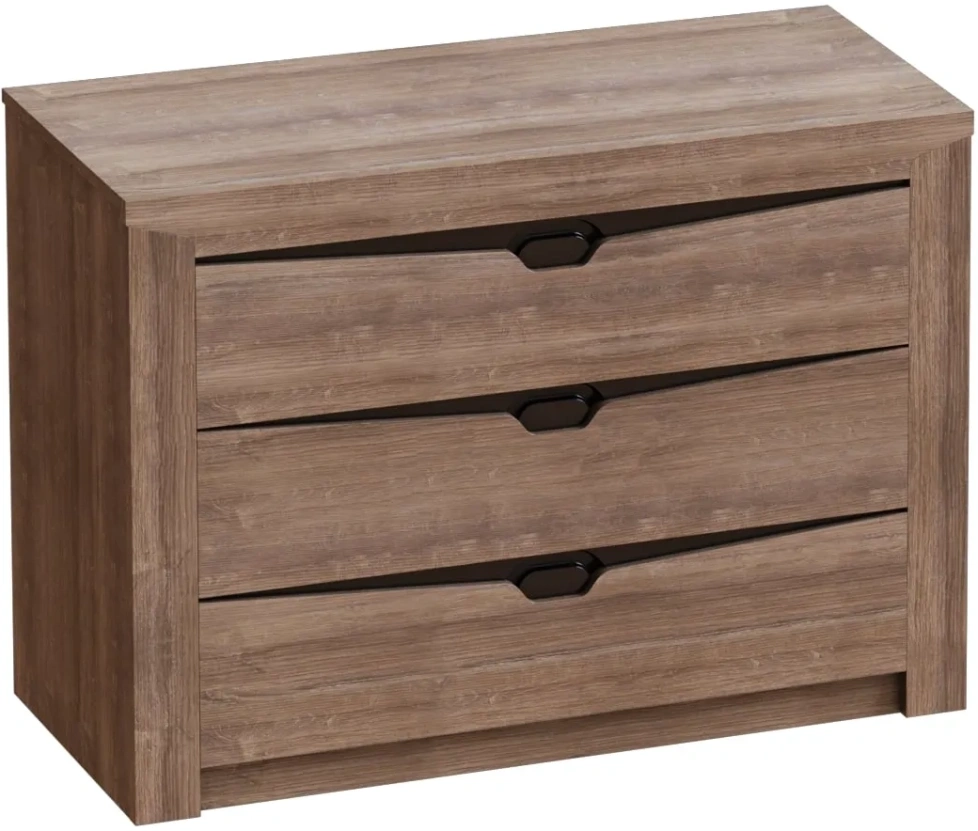 Комод с 3 ящиками Соренто, дуб стирлинг